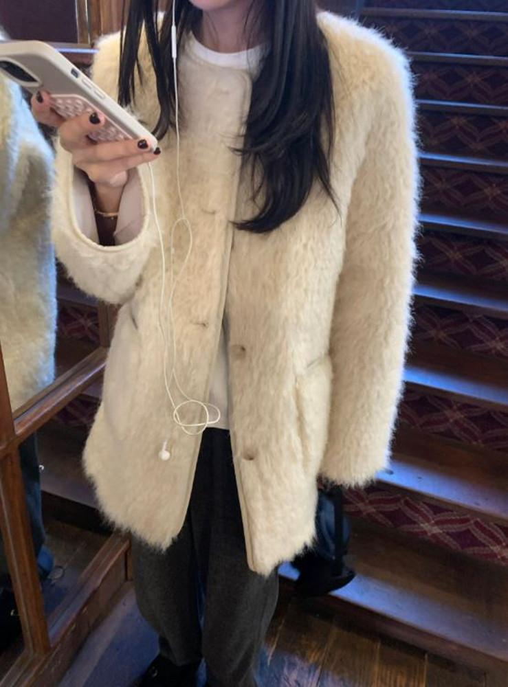 UNDERSON 언더슨 파이핑 하프 자켓 (2colors)