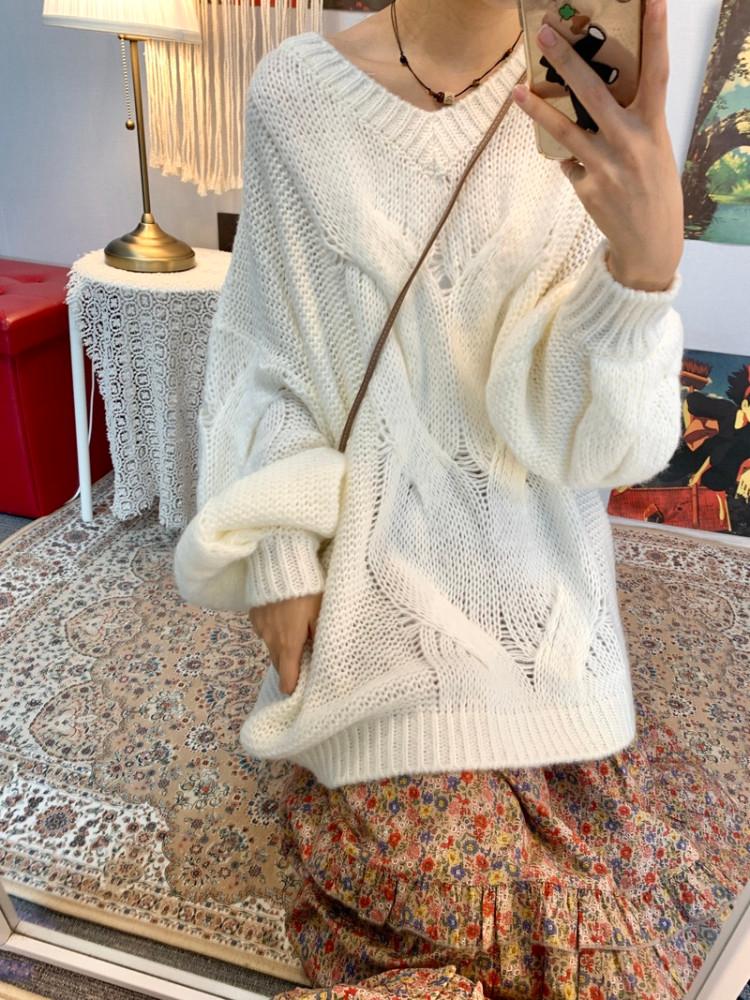 Big twist V knit ( 3 color )