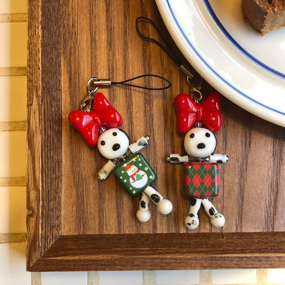 크리스마스 니트를 입은 달마시안