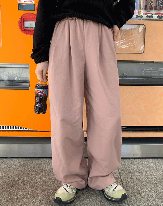 누올스 핀턱 밴딩 팬츠 (8color)