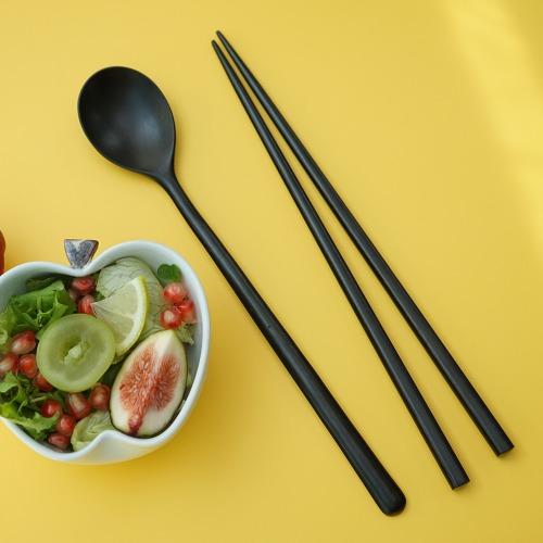 칠몽 오단 옻칠 나무 숟가락단품/젓가락단품/수저세트 1인용