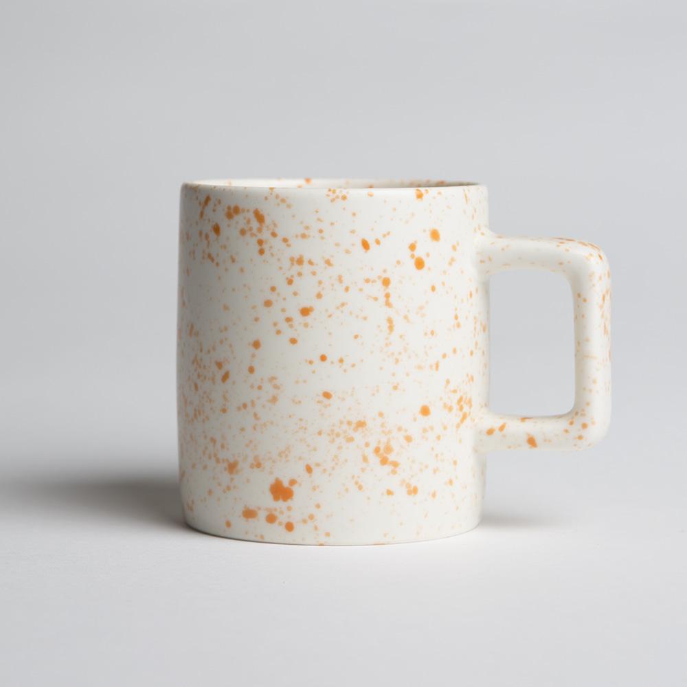 Splatter Mug Matte Orange