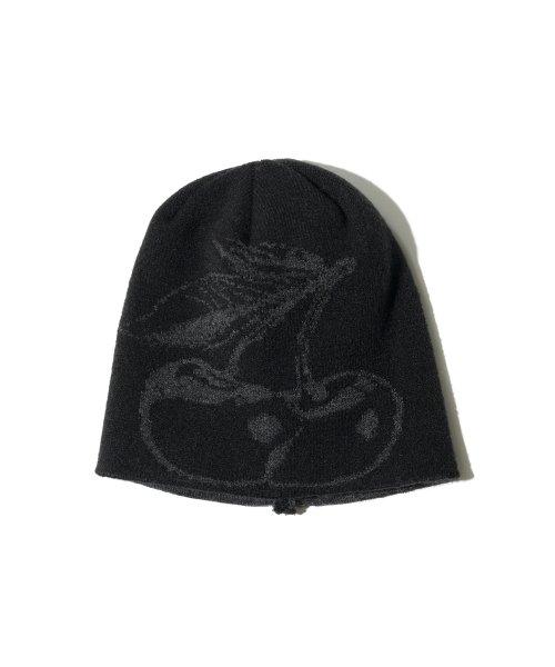 COSMIC CHERRY BEANIE BLACK