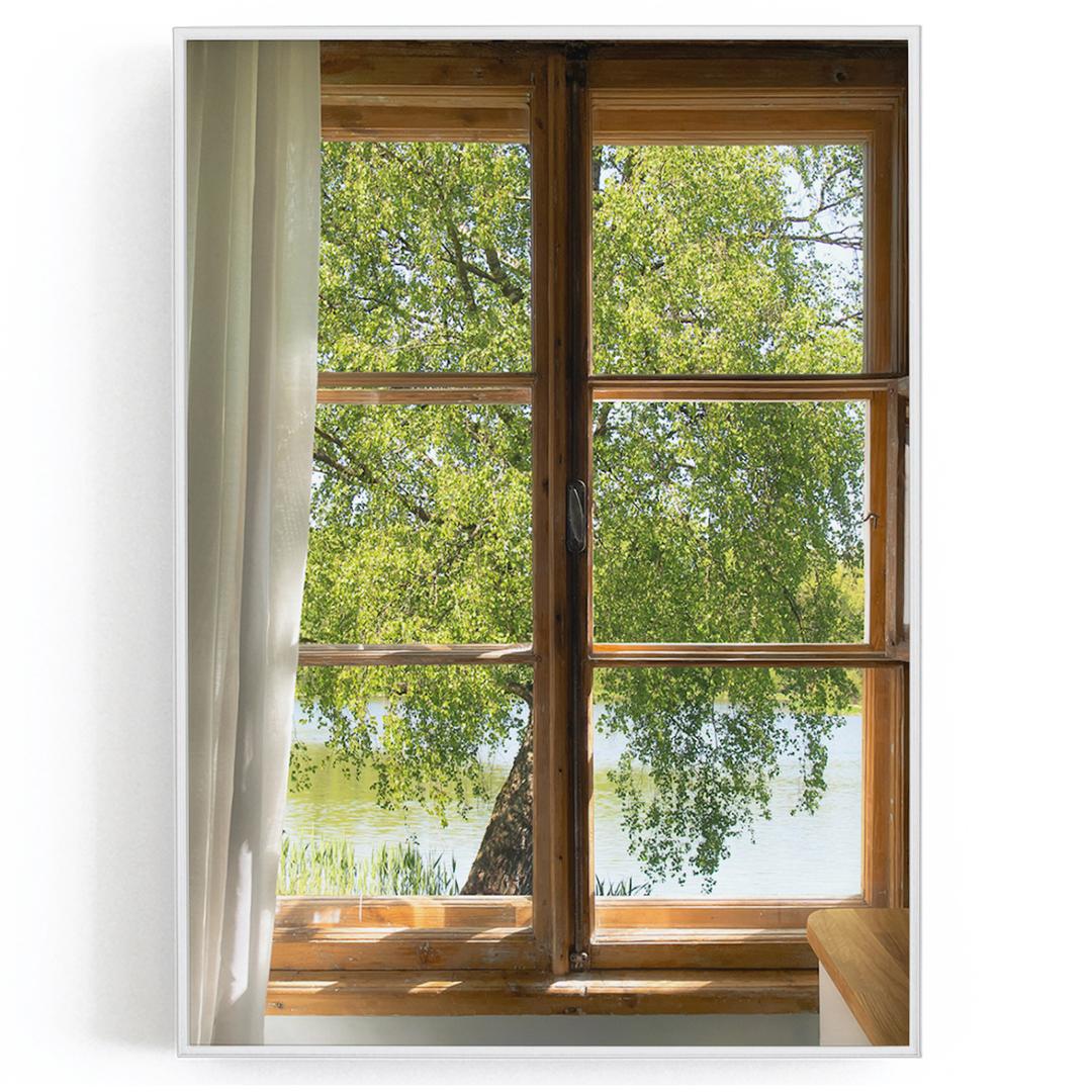 북유럽의 여름, 인테리어 포스터 / Window, Finland #2