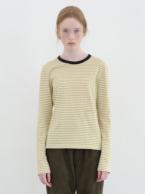 엔조 블루스(ENZO BLUES)  더블 로고 스트라이프 Lst (Yellow Stripe) - 사이즈 & 후기 | 무신사