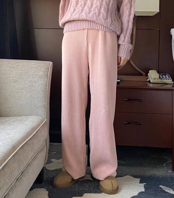 빈츠 코듀로이 밴딩 와이드팬츠 [5color] / 골덴팬츠 골덴바지 코듀로이바지 밴딩와이드팬츠 겨울팬츠