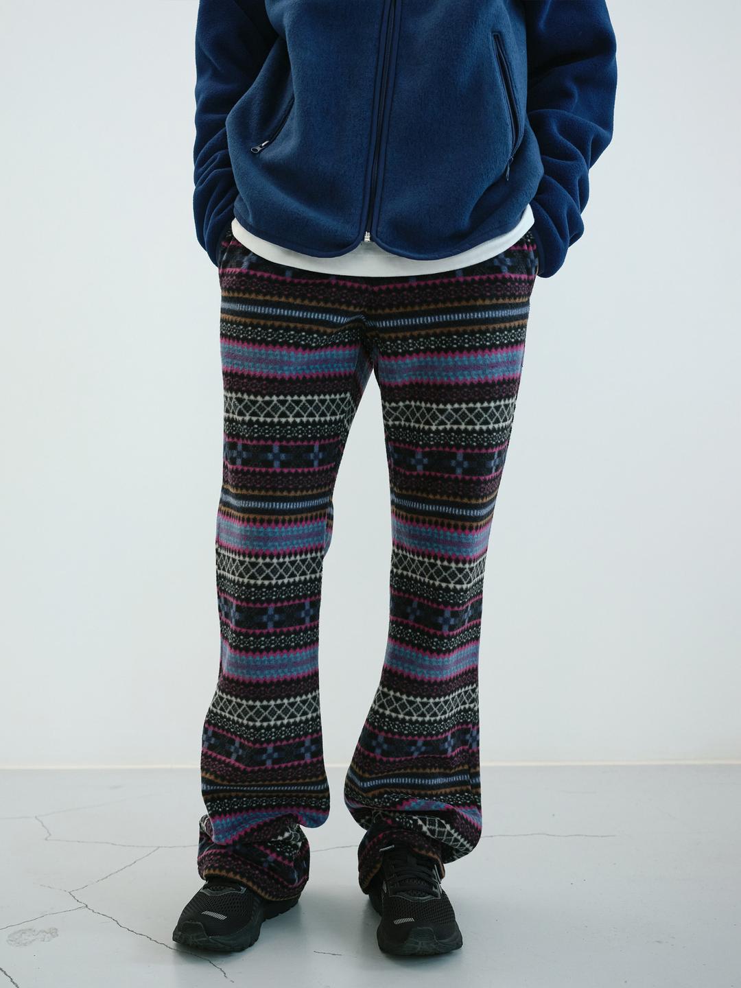 [Msize 11/20(목) 예약배송] 페어 플리스 밴딩 부츠컷 팬츠 (Multi)