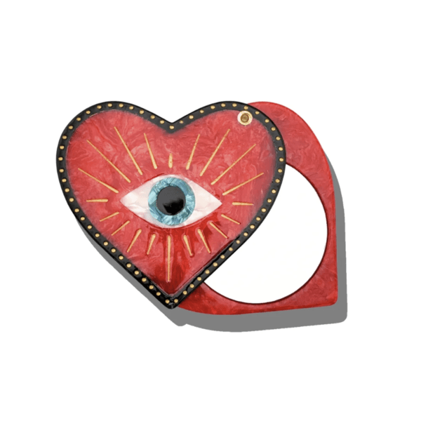 Solar EclipseㅣLucky Eye Heart Compact Mirror