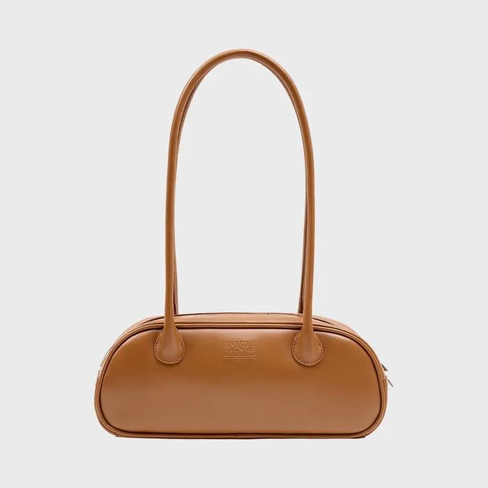 CLASSIC LOGO BOWLING BAG camel