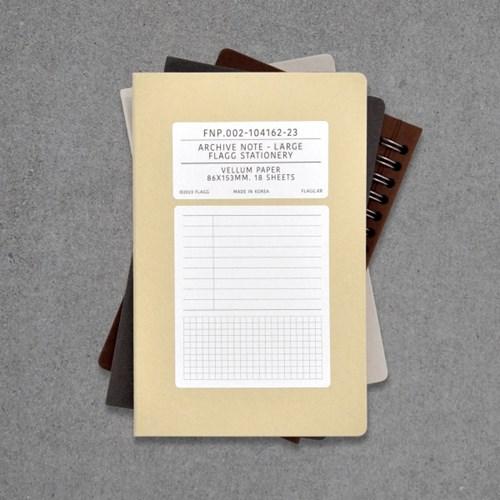 Archive Note - Large Paper File