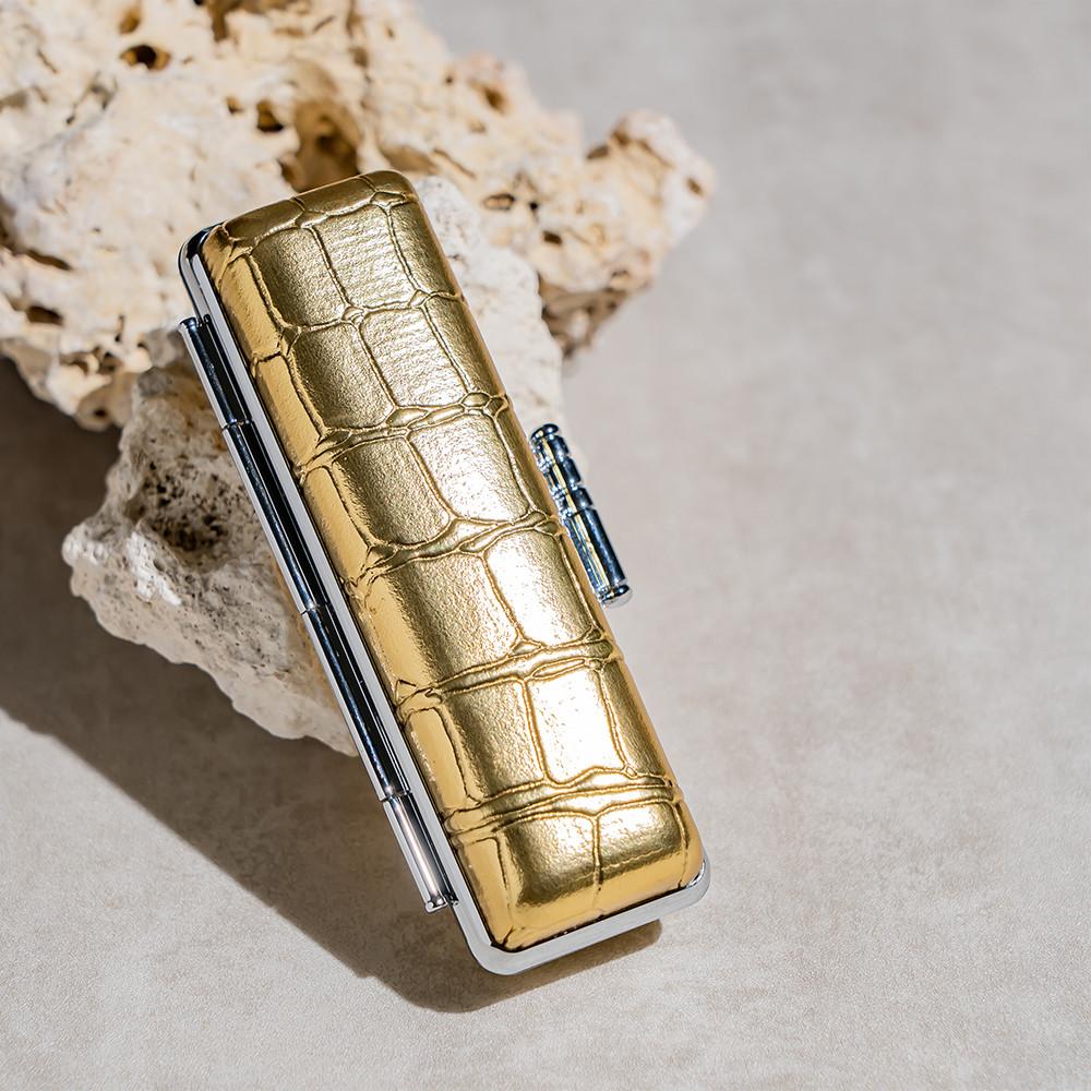 도장 케이스 파우치 지갑 보관함 도장집 개인 법인 인감도장 은장케이스 골드