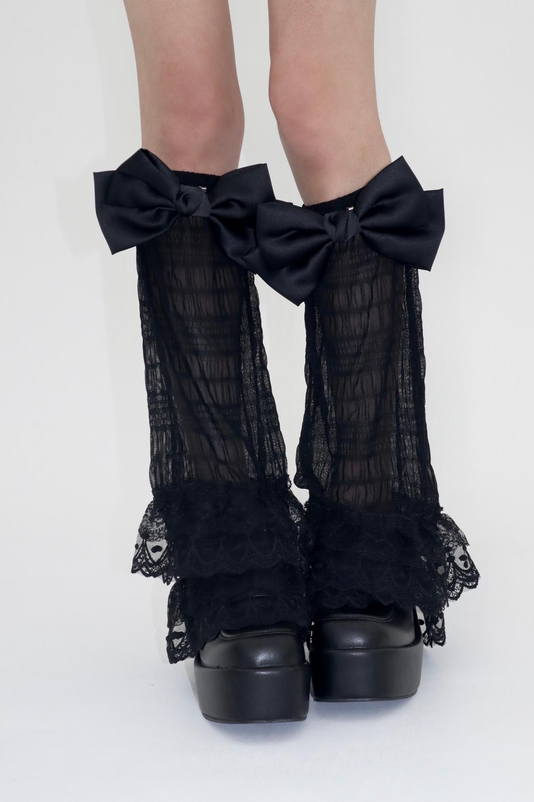 [☆여름한정☆] FRUITY MADE - Summer Leg Warmer (BLACK)