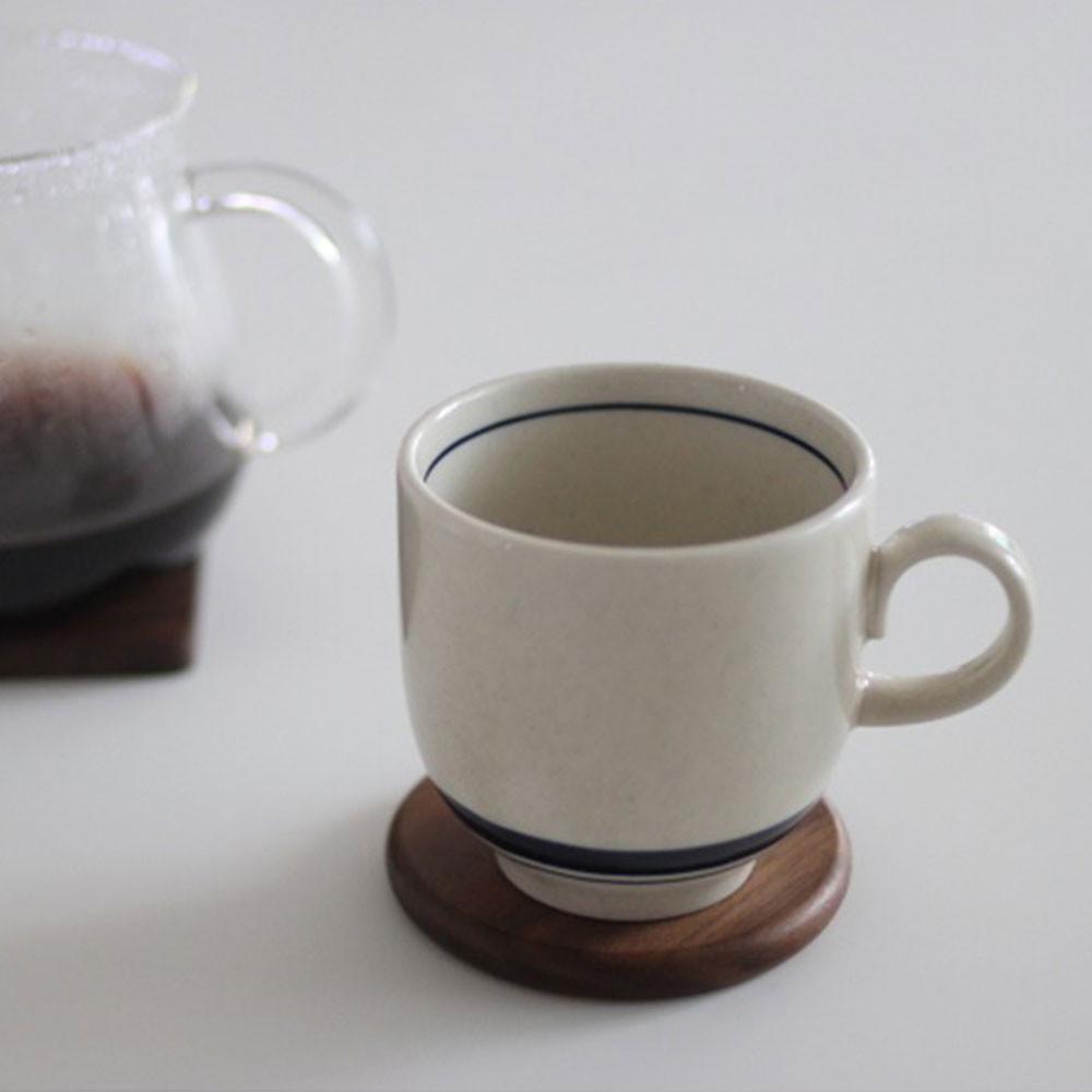 호두나무 위스키 커피잔 찻잔 원형 사각 우드 티코스터 컵받침
