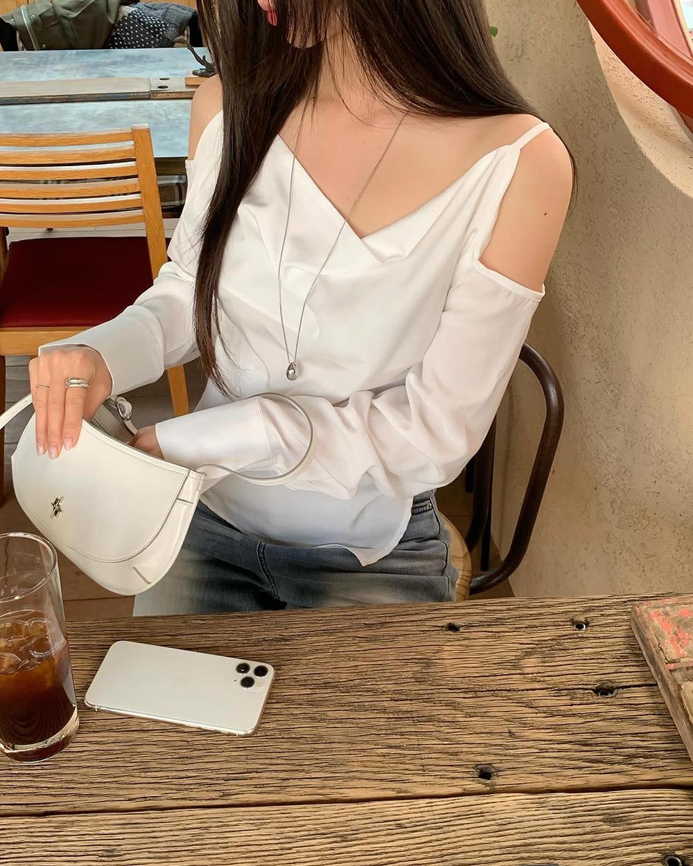 블라썸 드레이프 블라우스 [2color]