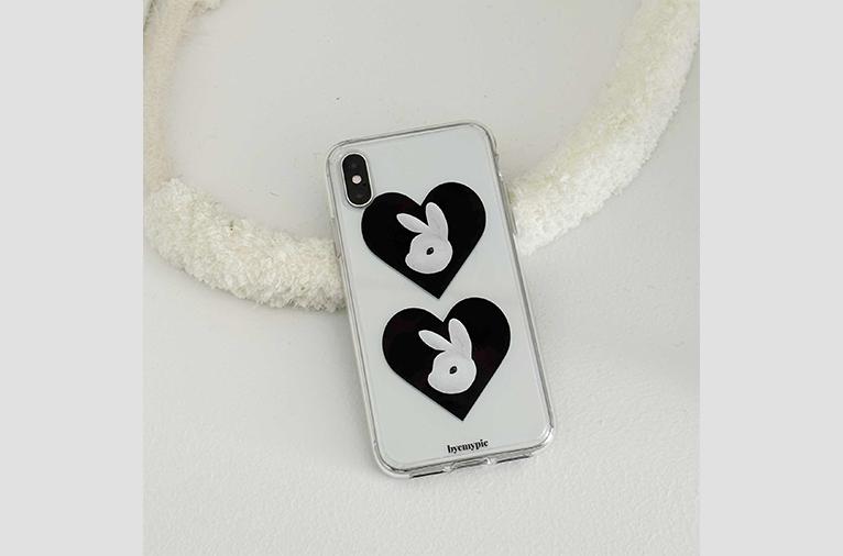 [byemypie] 폰케이스_heart bunny