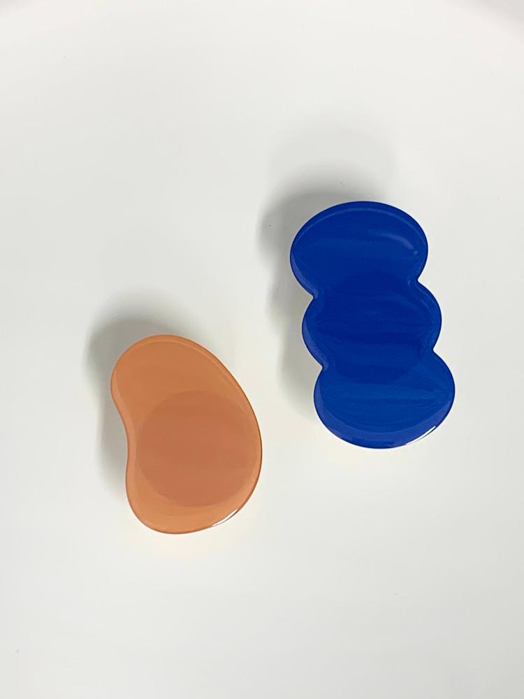 에이민아 자체제작 독특한 비정형 도형 오브제 빅그립톡 귀여운폰거치대