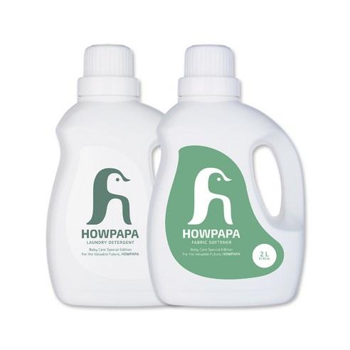 하우파파 아기 세탁세제 2L & 섬유유연제 2L (블랑쉬코튼향) Set - 세제 | 쿠팡