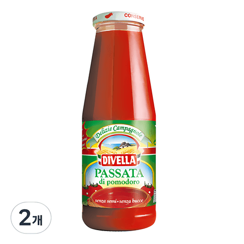 디벨라 토마토퓨레, 680g, 2개 - 토마토소스 | 쿠팡
