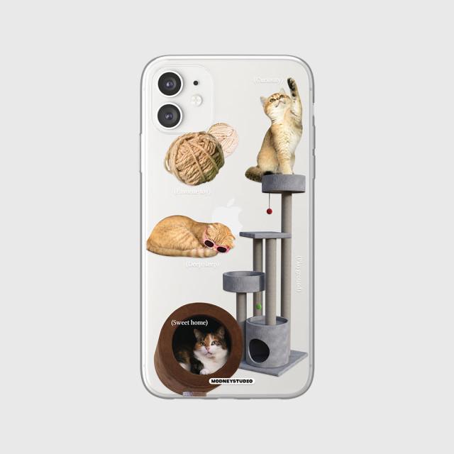 [모드니스튜디오] Cat's Day Jelly Hard Phone Case