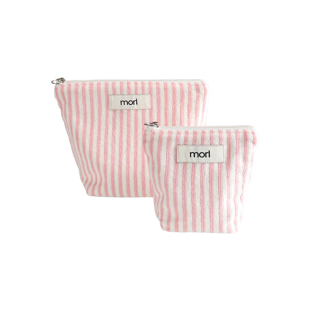 Mellow pouch (Stripe/Pink)