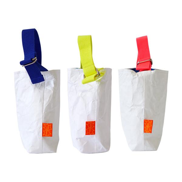 New Tumbler Bag-  cobalt blue / yellow /bright rose