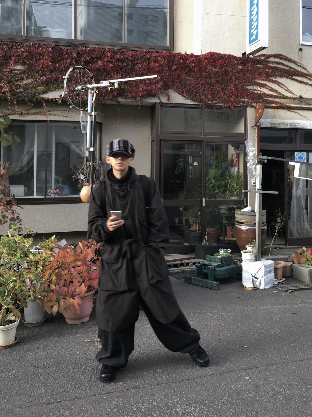 파인 오버 롱 후드 야상 3C