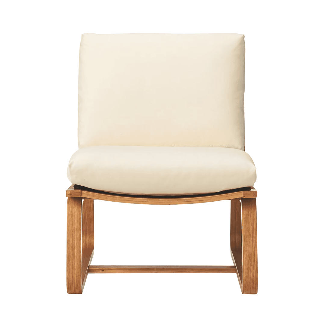 リビングでもダイニングでもつかえるソファチェア・オーク材