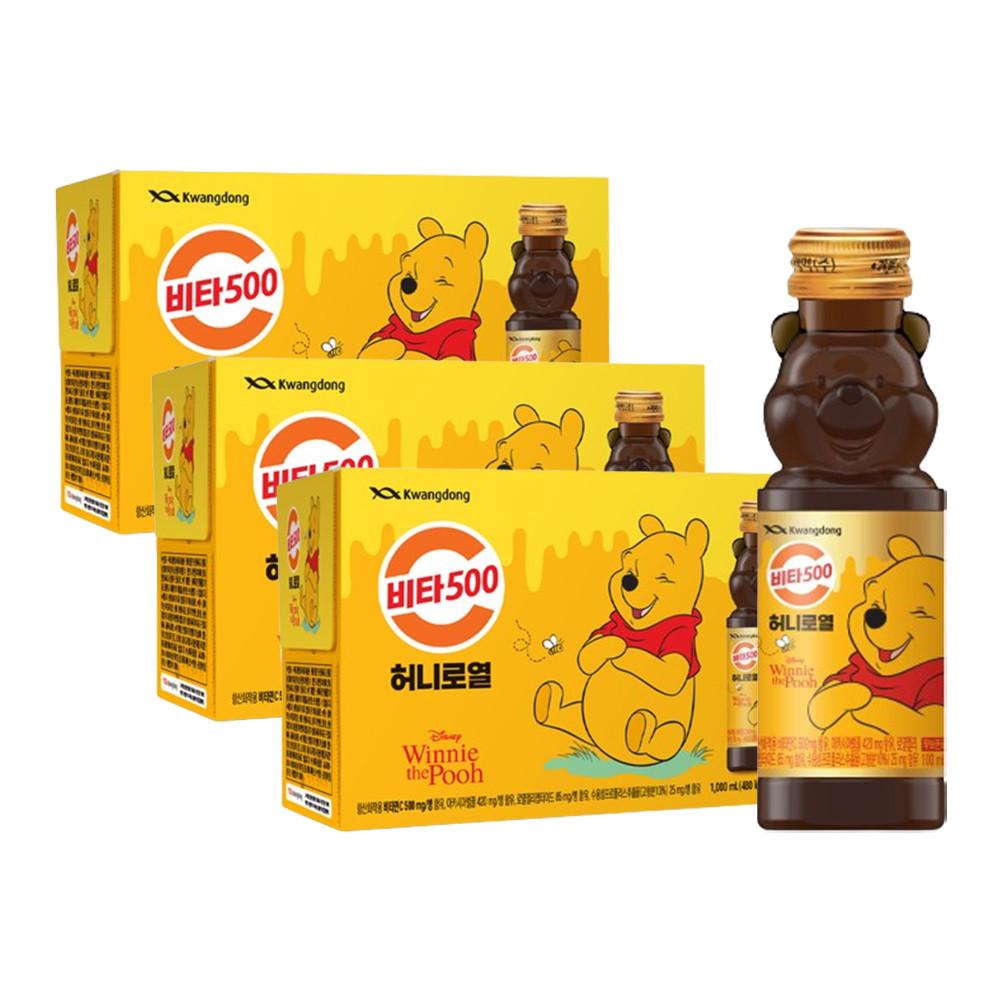광동 비타500 허니로열 곰돌이푸 100ml 10입 X 3박스