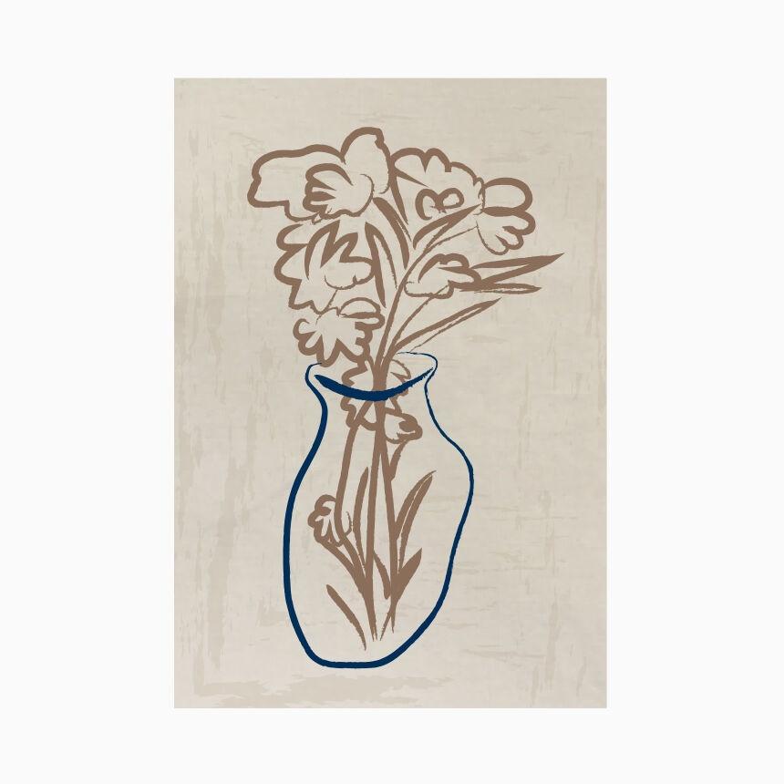 TBA 포스트카드 artworks -  flower vase 027