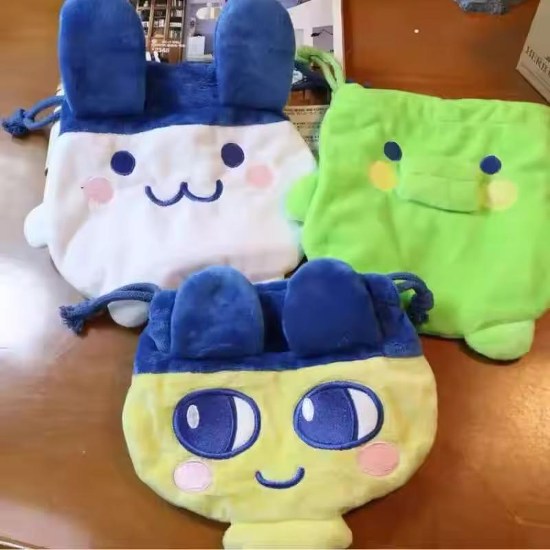 만화 지갑 작은 가방을 휴대하기 쉬운 Drawstring 포켓이있는 작고 절묘한 귀여운 동물 방진 인형 번들 입 주머니