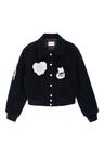 KITTY WOOL TATTOO JUMPER _BLACK