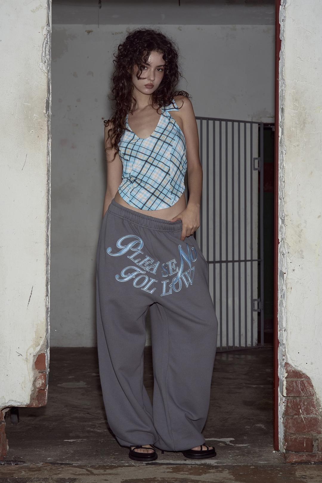 Mami Wide Sweat Jogger (Charcoal)