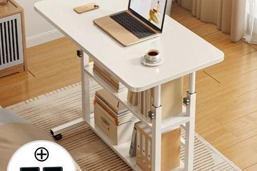 높이조절 이동식 사이드 소파 테이블 미니 간이 침대 바퀴 책상