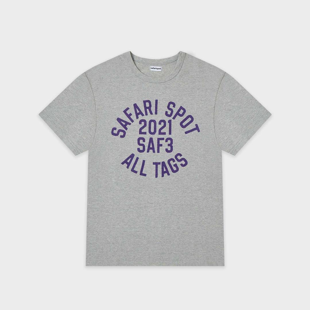 Saf3 Stamp T-Shirt (Heather Gray)