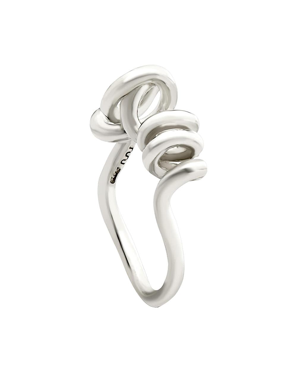 SIMPLE TWIST RING 925