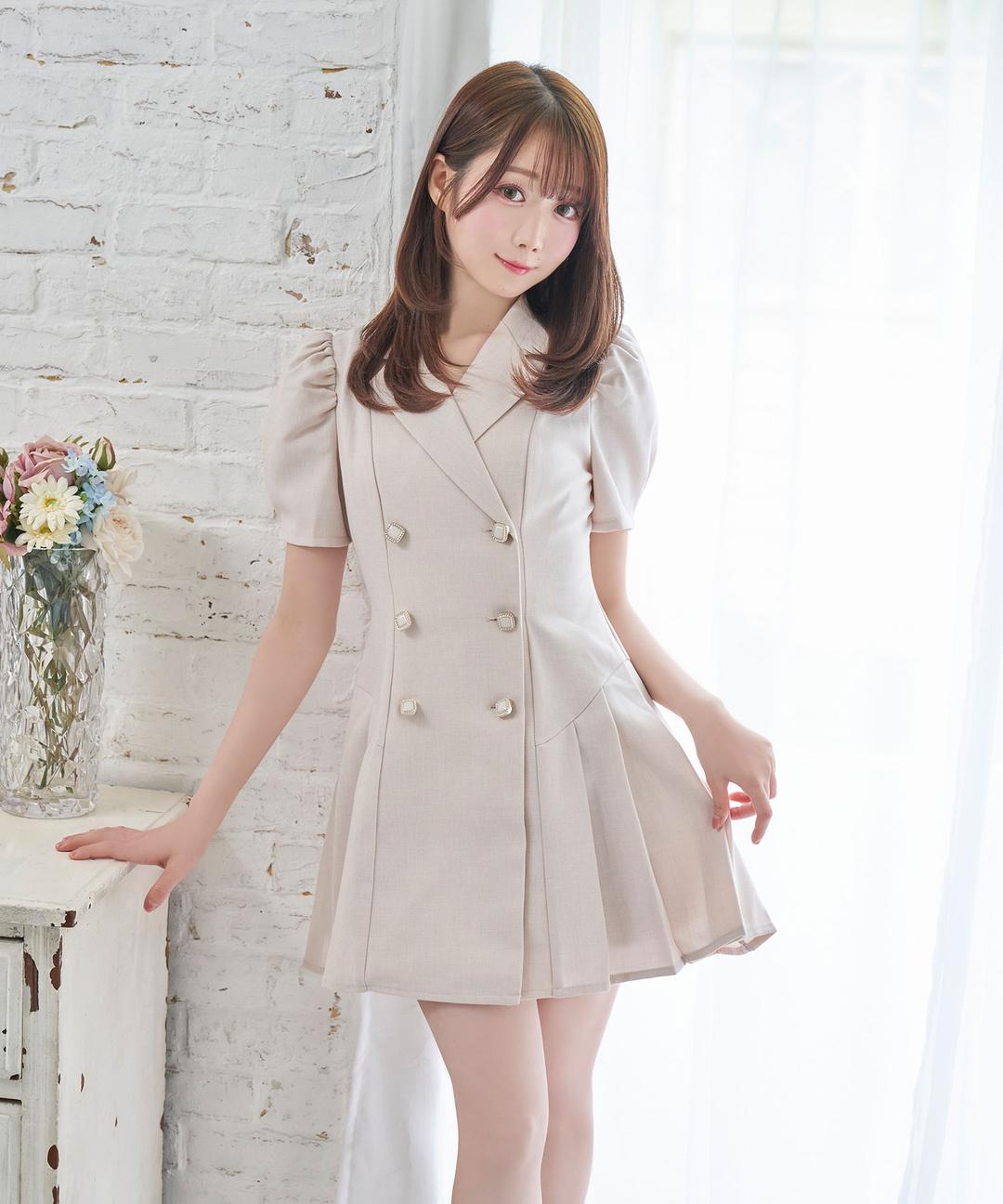 pleats mini onepiece