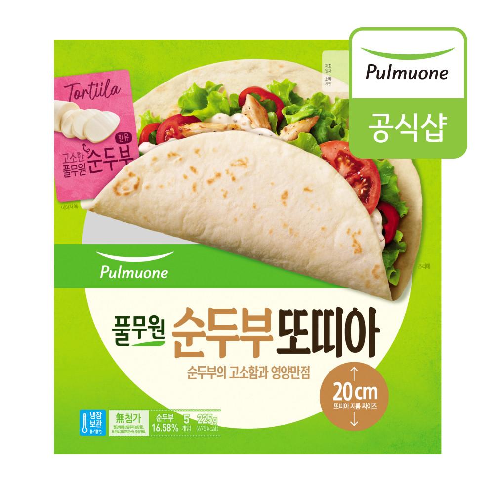 풀무원 순두부 또띠아 5개입 (225g) [원산지:상세설명에 표시]