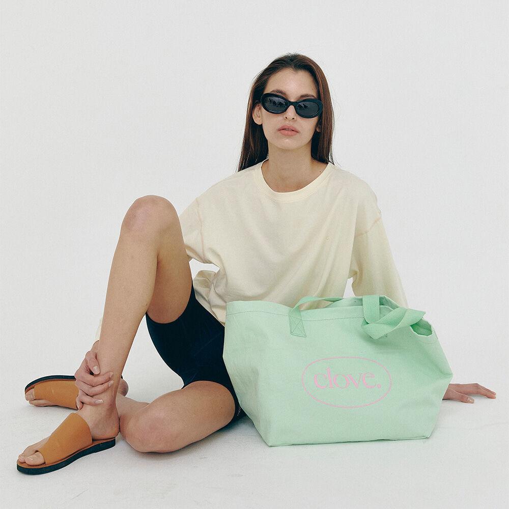 Logo Cotton Totebag (Mint)