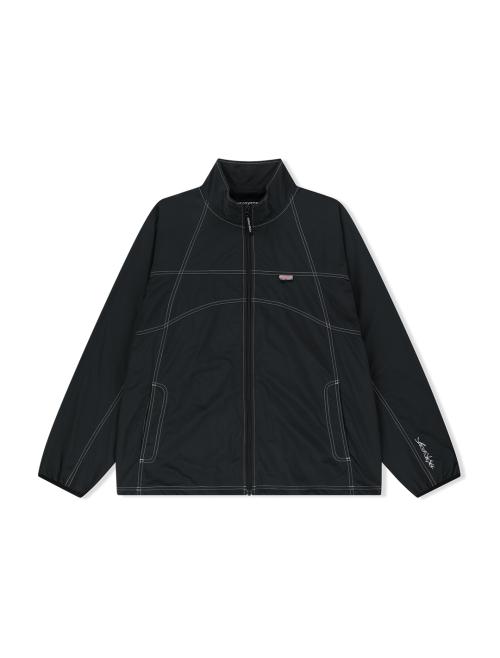 Y.E.S Nylon Track Jacket Black