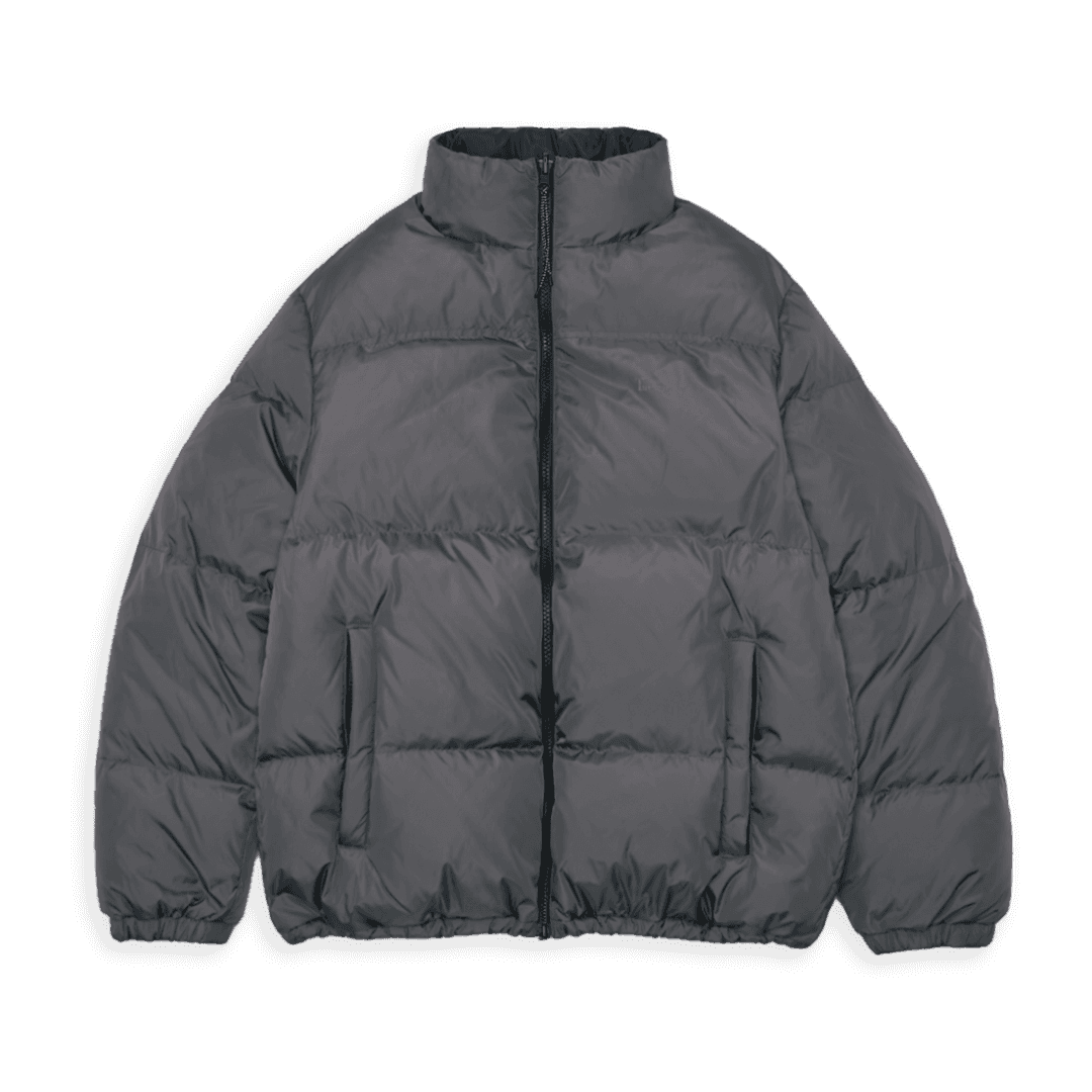 Tuewid reversible classic bomber puffer jacket in ash drift