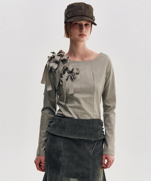 Suede-Touch Belted Military Cap _ BROWN