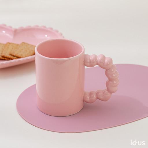 하트링 머그(베이비핑크)