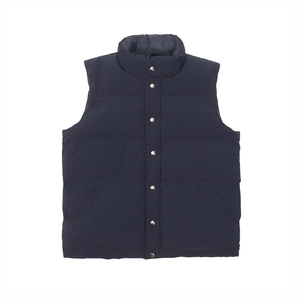 [국내배송] CRESCENT DOWN WORKS ITALIAN VEST - NAVY 크레센트 다운웍스 다운 베스트