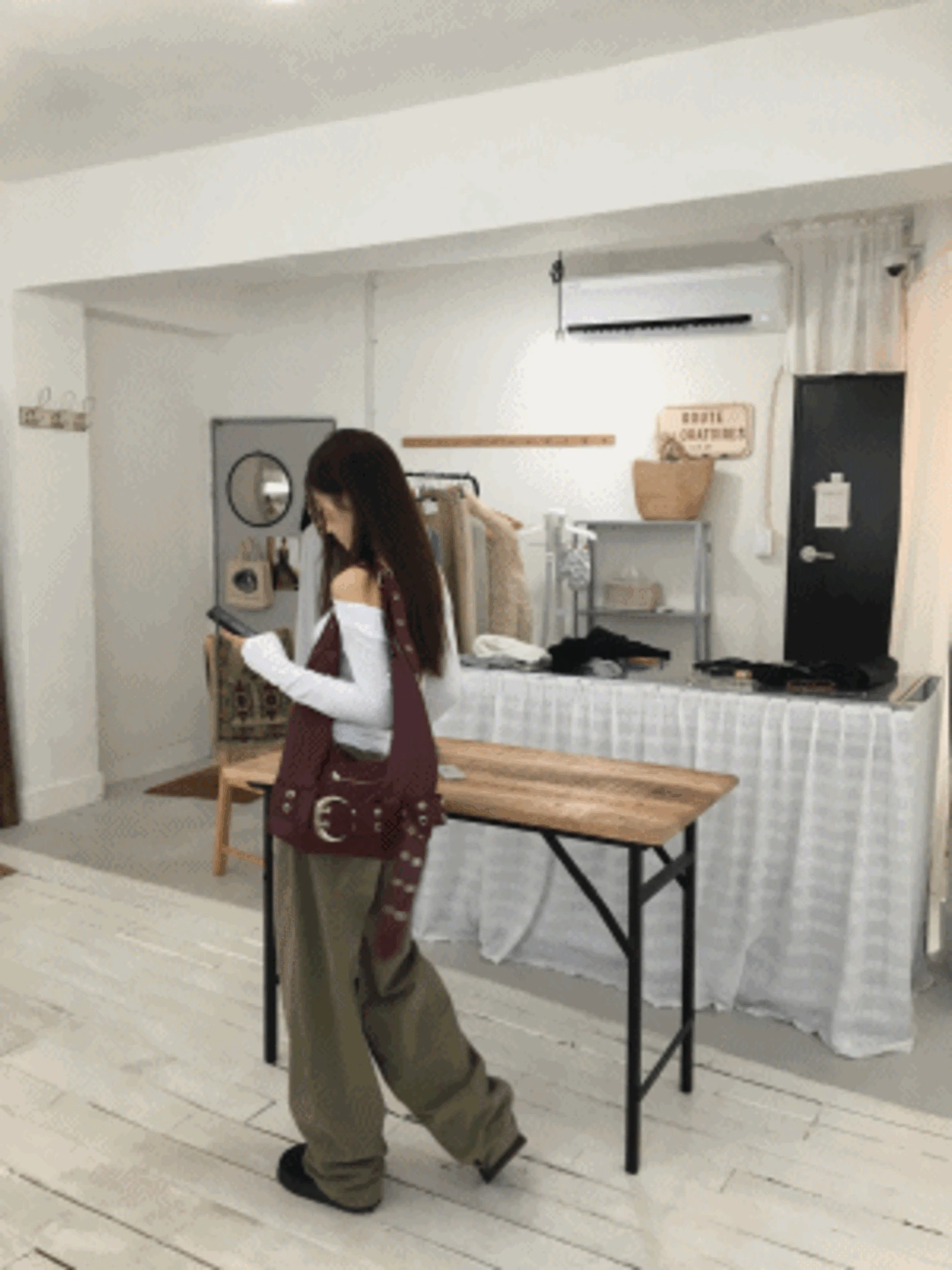 [미친핏♥/전직원소장] 카우 와이드 코튼 팬츠 면바지 백포인트 (4col)