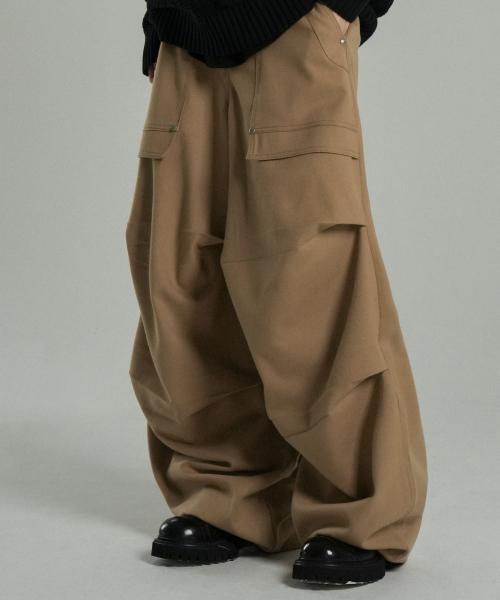 Agata Balloon Trouser Beige