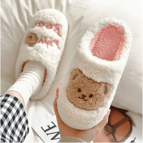 [재입고완료/당일발송]빅 베어 양털 슬리퍼