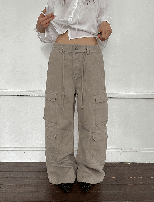 더에펠 포시즌 코튼 카고팬츠 (2color)