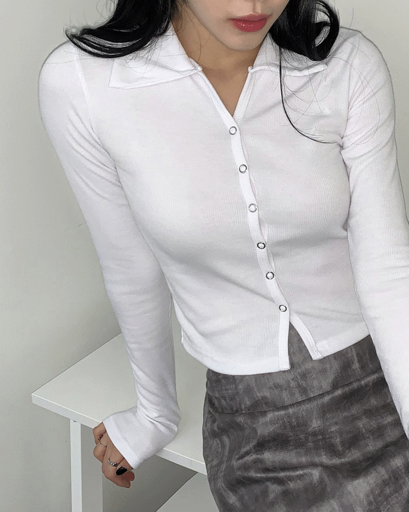 츄리 또또 카라 크롭 가디건