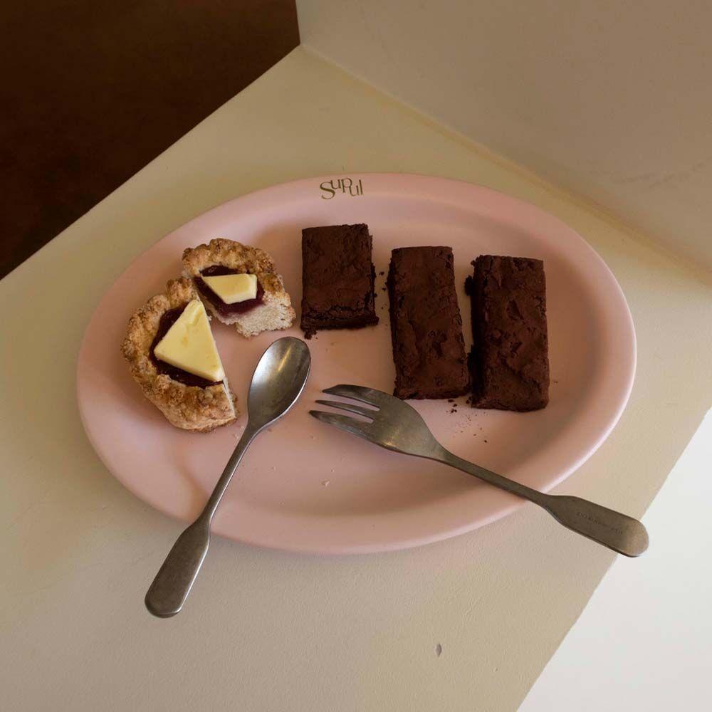 Supul Ceramic Oval Plate -Pink