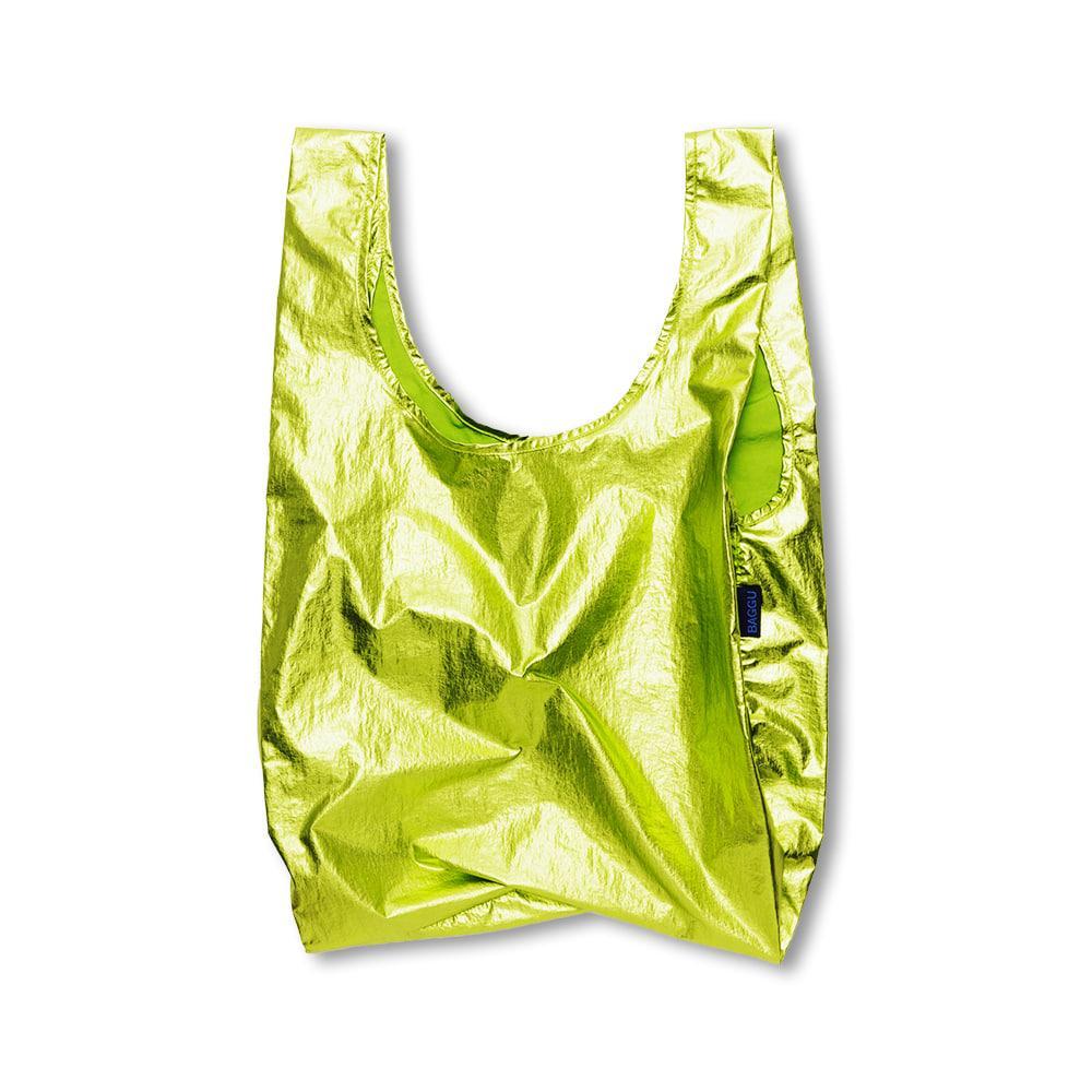 [바쿠백] 휴대용 장바구니 접이식 시장가방 UFO Metallic